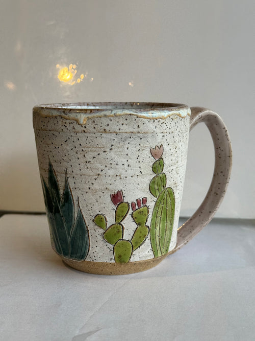 Handmade Ceramic Cactus Mug