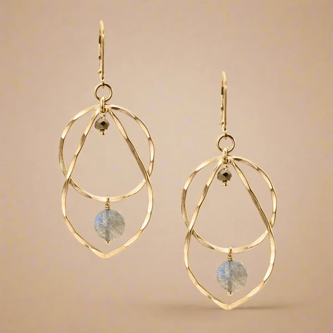 Stratum Leaf Earrings