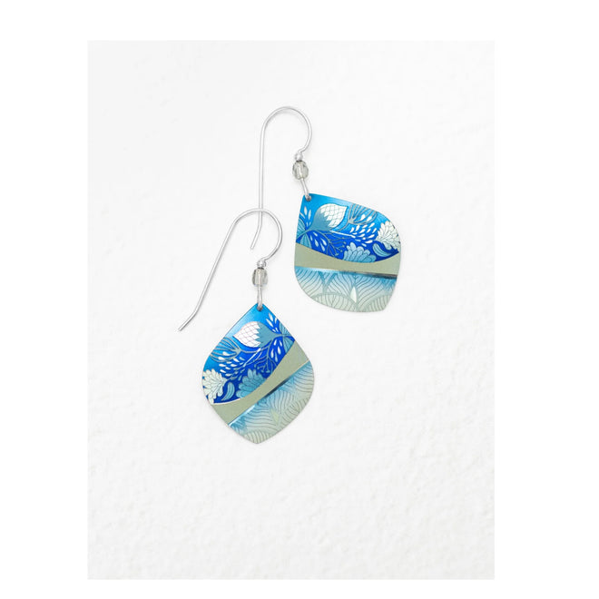 Blue Flower Earrings