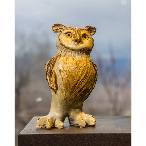 Large Ceramic White Owl