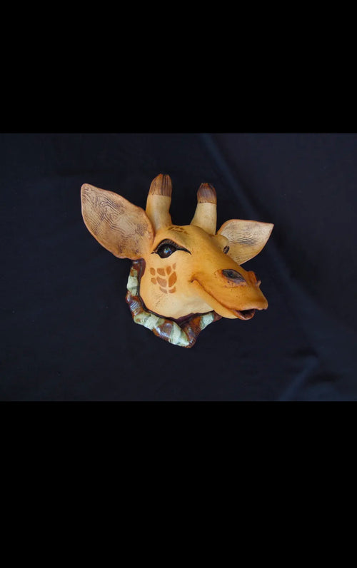 Ceramic Giraffe Mask