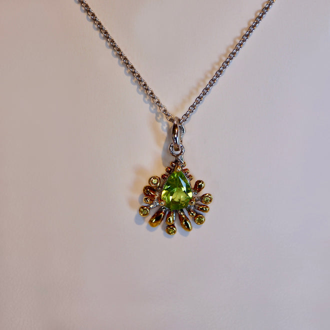 Peridot & Citrine Necklace