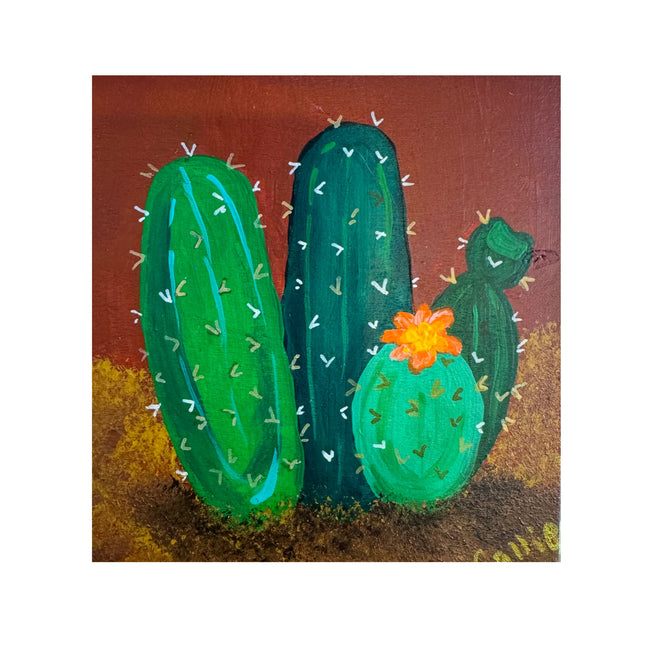 Pickled Cacti 5” x 5”