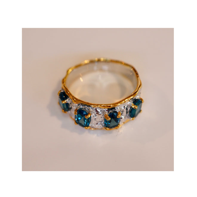 Blue Topaz Ring