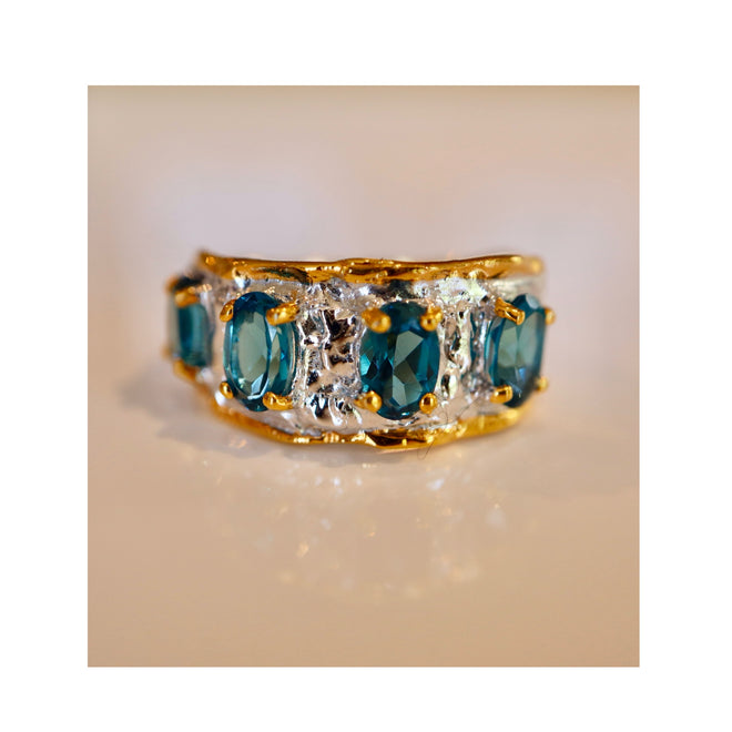 Blue Topaz Ring