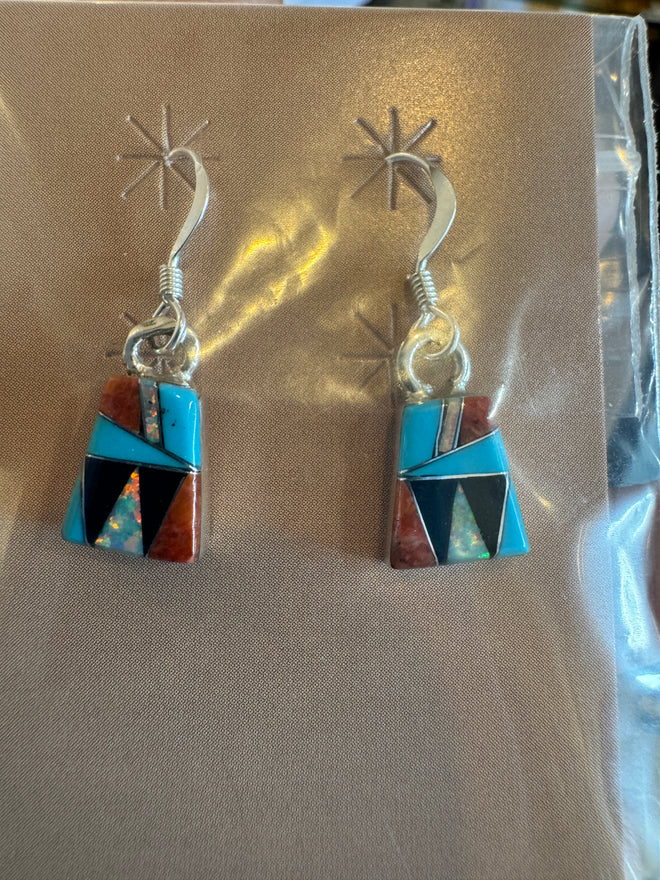 Multi Stone Earrings