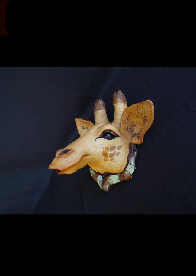 Ceramic Giraffe Mask