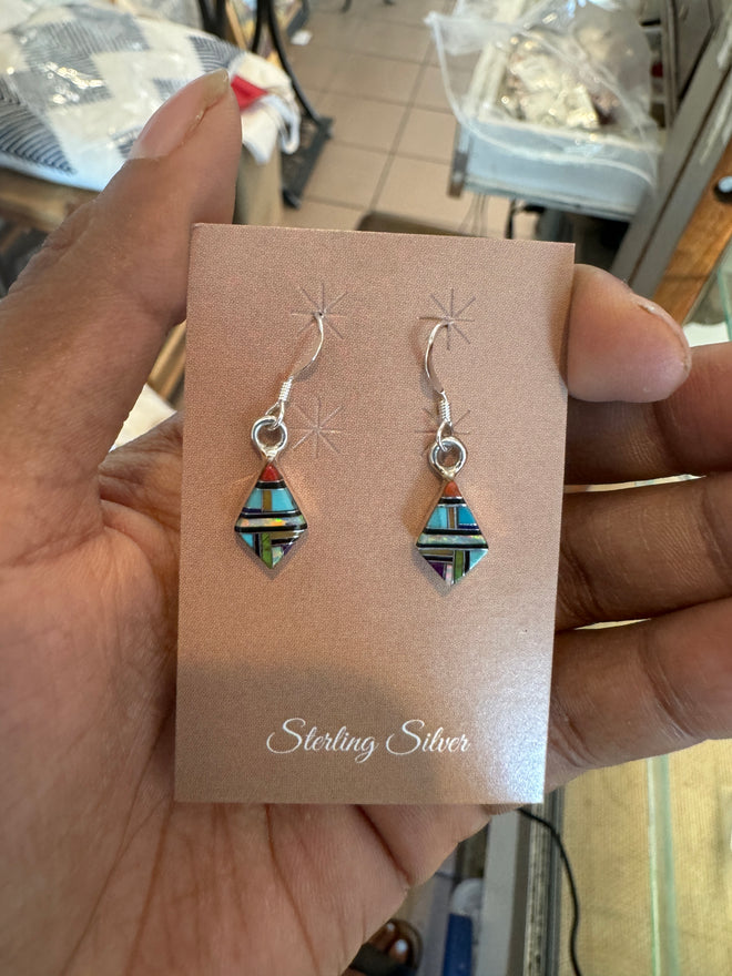 Multi Stone Earings