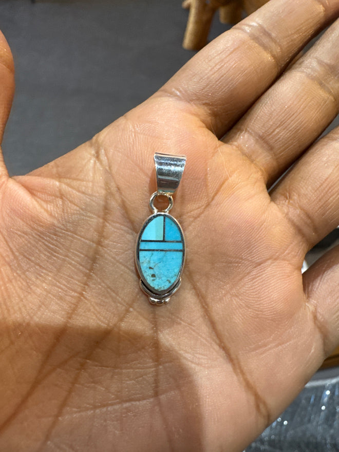 Arizona Blue Turquoise Pendent