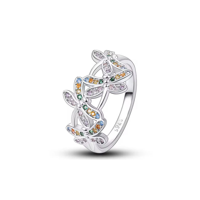 Sparkling Butterfly  Ring