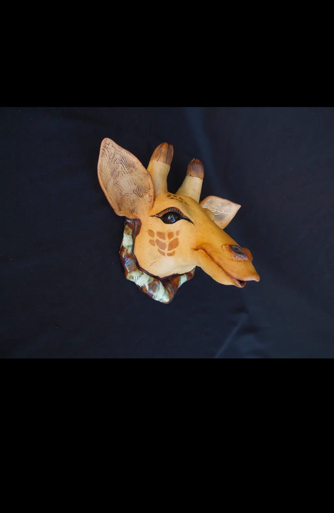 Ceramic Giraffe Mask