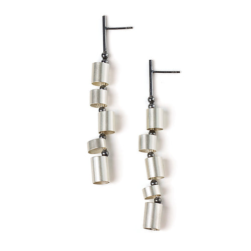 Linked Tube Earrings