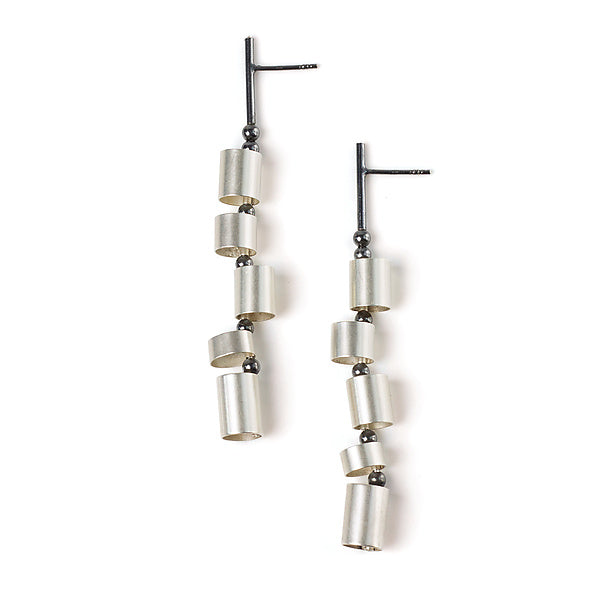 Linked Tube Earrings