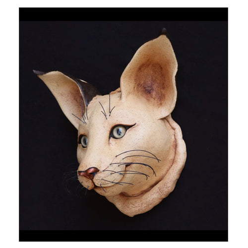 Ceramic Lynx Mask