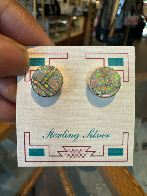 Opal Post Earrings