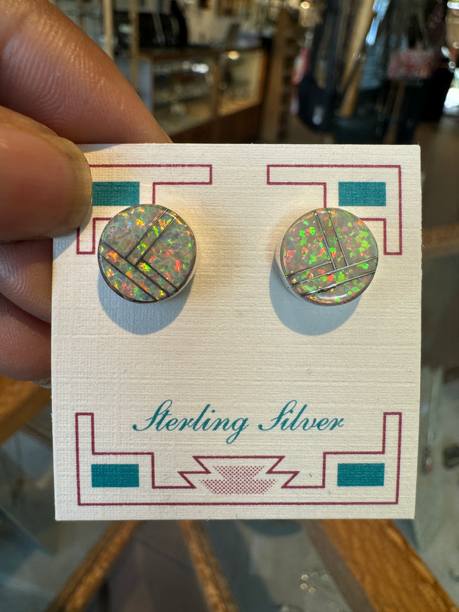 Opal Post Earrings