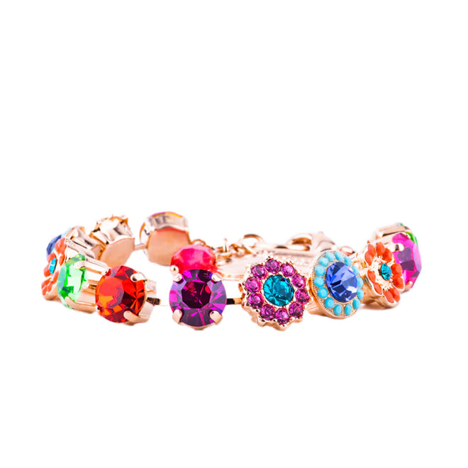 Rainbow Flower Bracelet