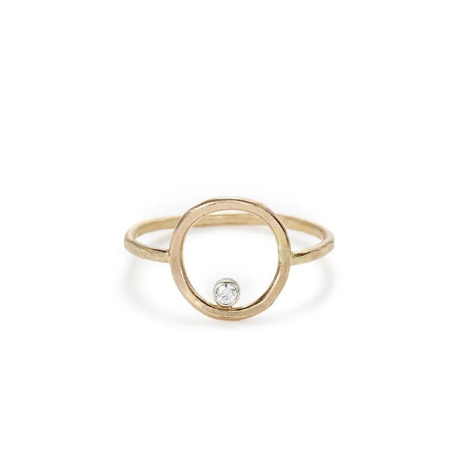 Gilded Circle Ring