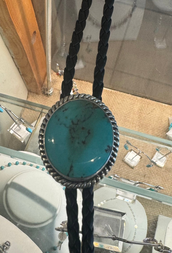 El Platero Bolo Tie Kingman Turquoise