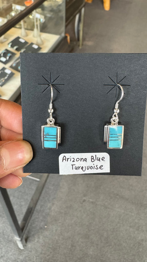 Arizona Blue Turquoise Earrings