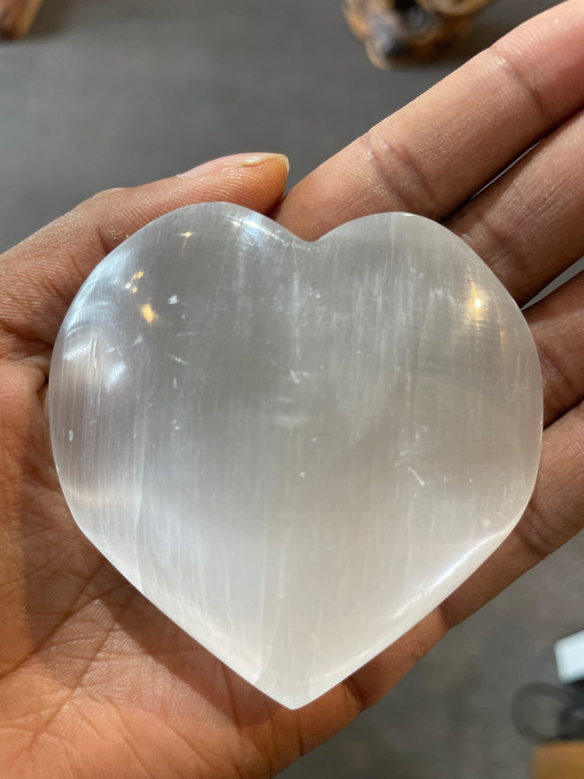 Selenite Heart