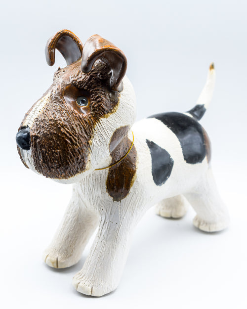 Ceramic Fox Terrier by Susan Morse