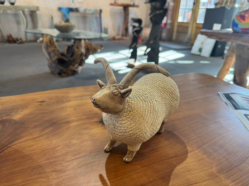 Ceramic Ram by Susan Morse