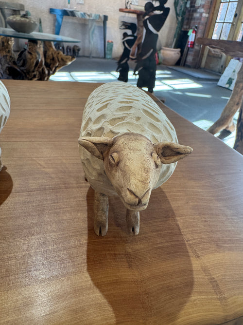 Ceramic Sheep by Susan Morse