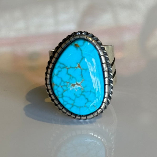 Turquoise Adjustable Ring