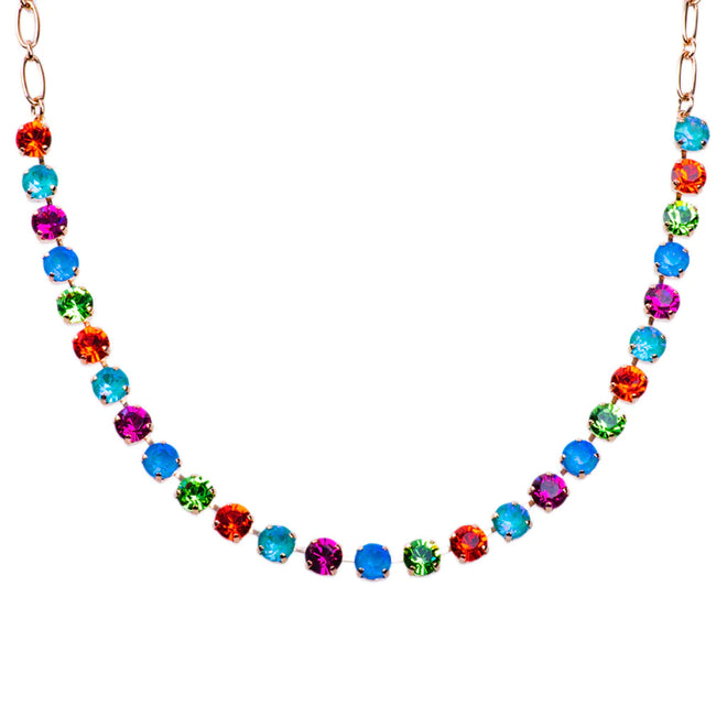 Rainbow Color Svarowski Crystal Necklace