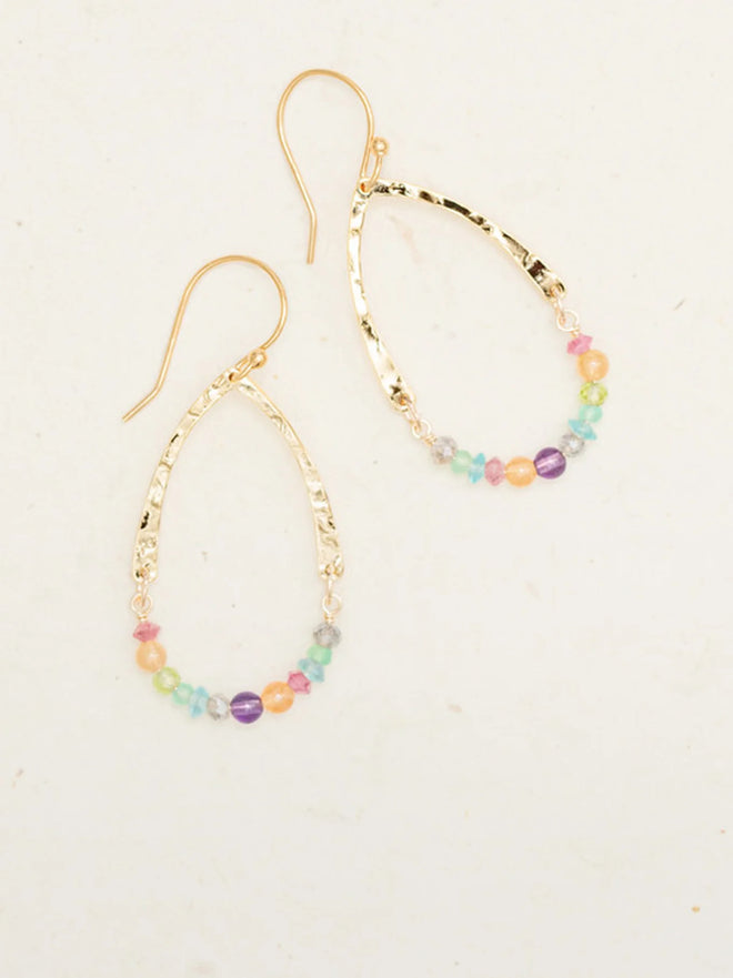 Mikayla Gemstone Beaded Earrings